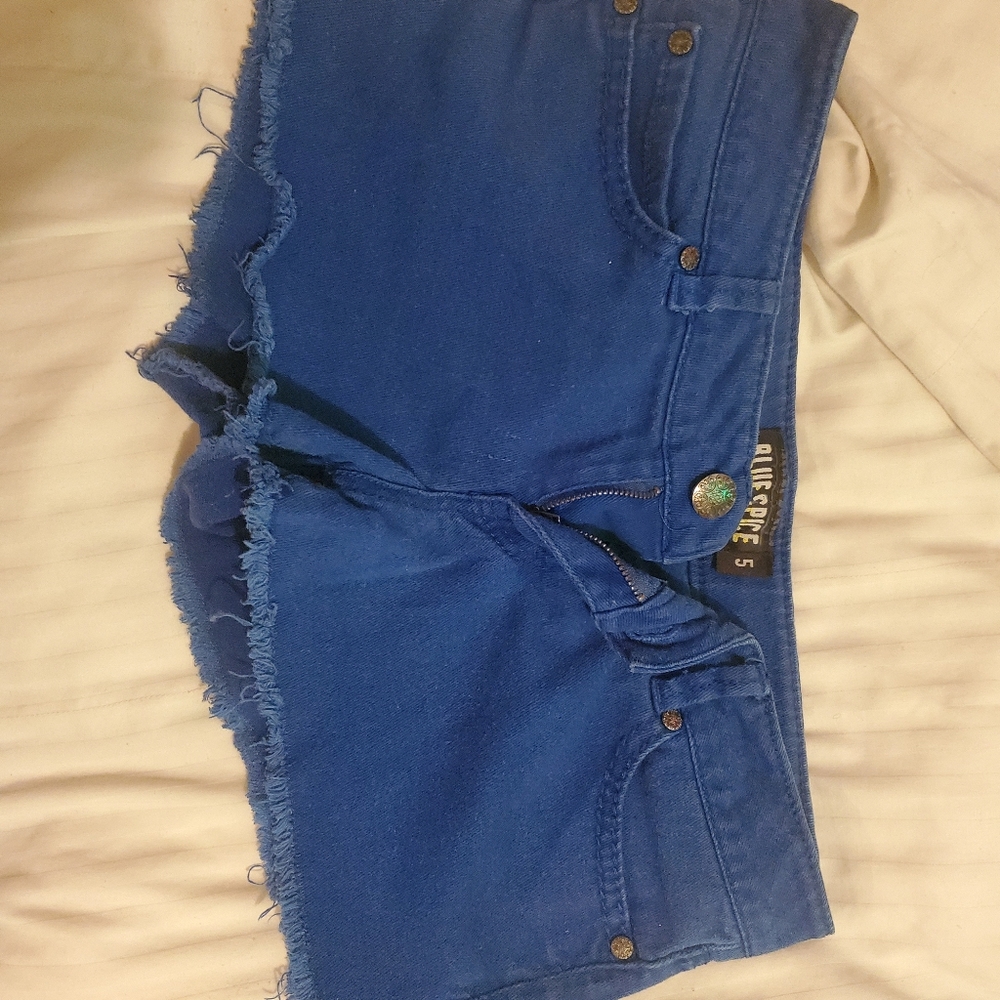 Blue spice shorts